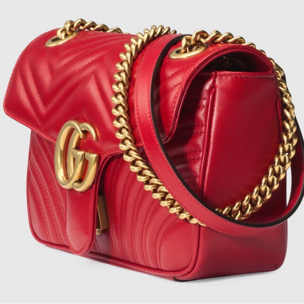 *Pristine Condition* Gg Marmont Medium Matelass S… - image 3